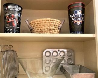 Some of the many kitchen items