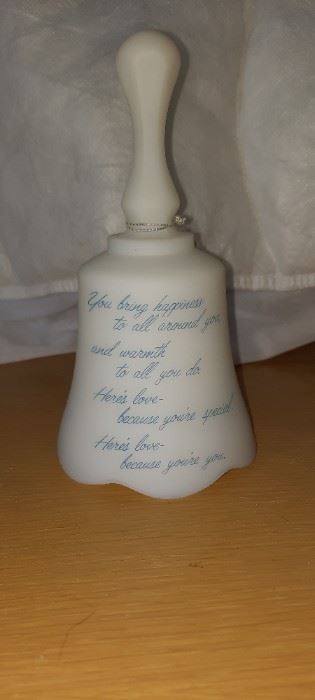 Fenton Musical Ball with Poem