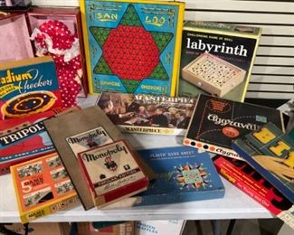Vintage Boatd Games: Bingo, Aggravation, Monopoly, Tripoli,  Mastermind, & More 