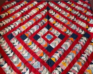 Hand Made Quilt Panel Twin Bed Size