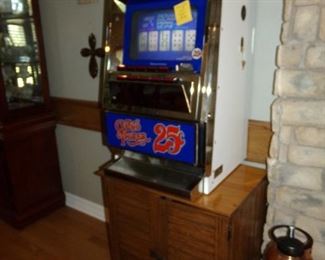SLOT Machine, works perfect and we have the keys - Brass Fire Extinguisher