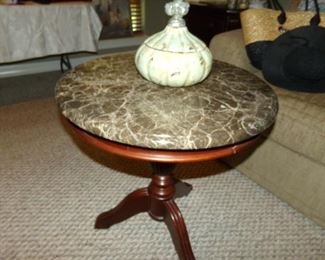 marble Top Side Table