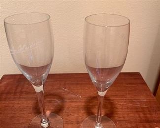champagne flutes