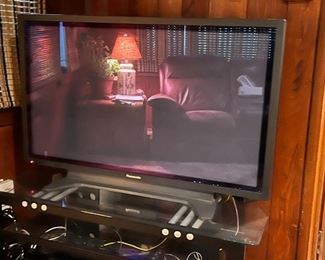 Panasonic TV and stand