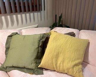 throw pillows