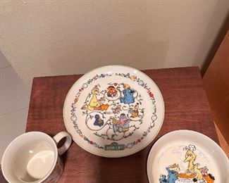 Gorham Muppets Sesame Street set!!