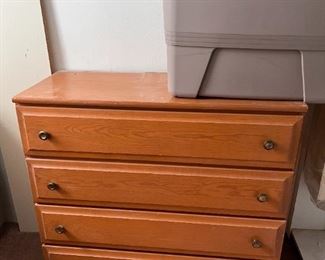 small maple chest