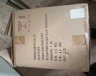FOOTBALL display case NIB