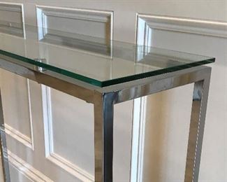 Detail
CB2
Chrome & Glass Console Table
Was $225
Now $125