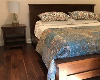 Pottery Barn
Night Stand
(1 of pair)
SOLD
Arhaus 
Double Gourd Glass & Brass Lamp
(1 of pair)
SOLD
Pottery Barn King Bed
SOLD
