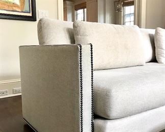 Ethan Allen
Abington Sofa
Was $1400 each 
Pair SOLD
Ethan Allen 
Ghordies Grey Rug
8’ x 10’
Was $800
Now $400