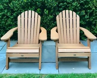 Highwood 
Pair Adirondack Chairs
Reclining 
SOLD