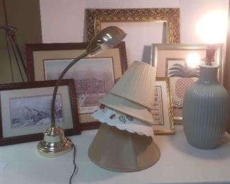 Pictures, Lamps Extra Frame