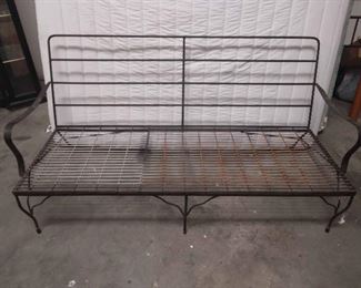 Wrought Iron Patio Sofa Frame