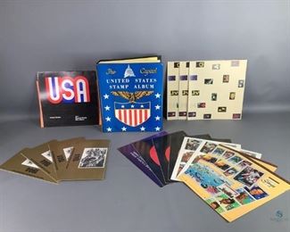 The Capitol United States Stamp Album binder & more collector's folders such as World War II 50th Anniversary Commemorative Series, Treasury of Stamp Cards, and more!