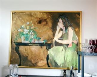 Large Acrylic on Canvas by Tipp City Artist Ann Luken