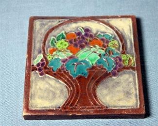 Rare Marblehead Pottery Tile