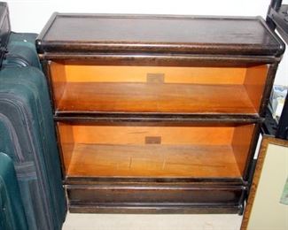 2 Stack Globe Wernicke Bookcase with NO Doors