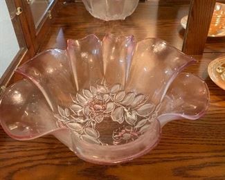 Beautiful crystal bowl