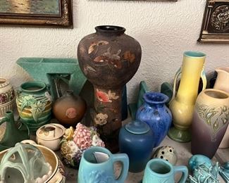 Fulper, Weller, Roseville and hundreds of pieces of American art pottery