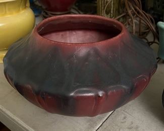 American Van Briggle Pottery Mulberry Leaf Pattern Bowl