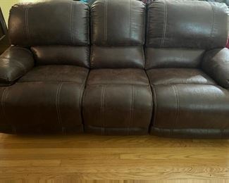 New Automatic Reclining Couch Set