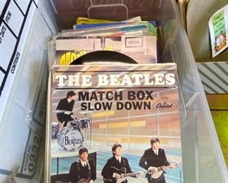 All Beatles 45s.