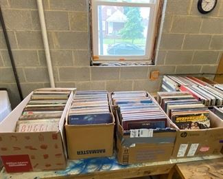HUGE collection of vinyl from the 1960s, 70s, 80s and some 90s. Mostly rock & roll, folk, classical and pop.