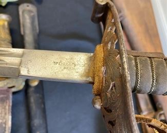 Speyer Behm & Co (Bern) sword.