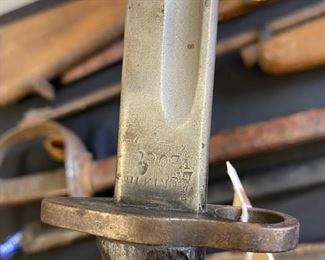 Detail of WWI Enfield.