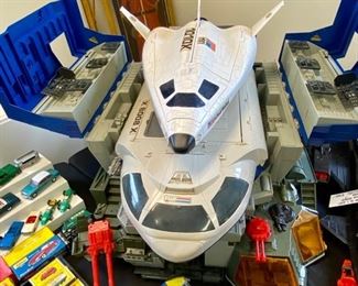 G.I. Joe Defiant Space Shuttle Complex - the "holy grail" for Joe collectors! Works and is nearly complete!