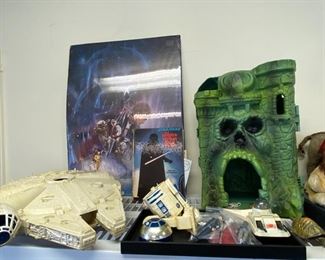 Vintage Star Wars & Castle Grayskull.