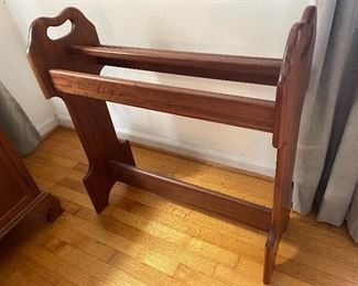 Custom Made Quilt Rack
