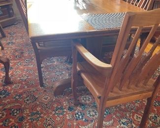 Custom Made Dining Table and Chairs