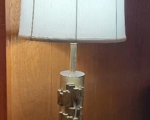 RARE mid-century brass Modern Laurel table lamp 
