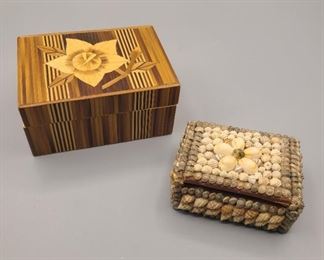 Trinket boxes ~
• bamboo & shell