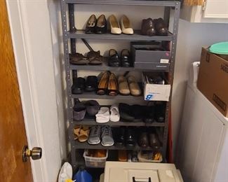 Men & women's shoes including brand new pair of Columbia boots +
Pet taxi