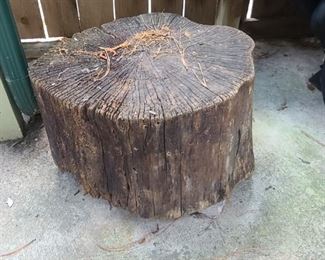 Real tree stump