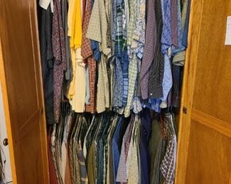 Men's clothing - size medium
Brands: LL Bean, Van Heusen, Lands End, DKNY, Ralph Lauren, Perry Ellis, Calvin Klein, Pierre Cardin and sooo many more...