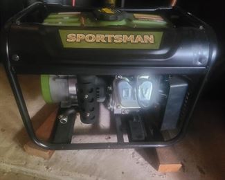 Sportsmen generator w/manual
