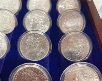 Morgan silver dollar collection