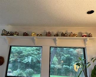 We have a very large collection of lighted houses and accent pieces