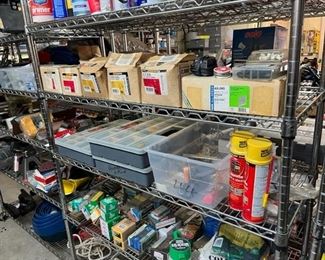 Gun Nails, Organizers, more Hardware.