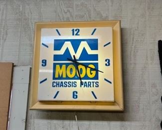 Vintage Moog LIghted Clock!