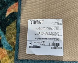 Label of the Denim rug