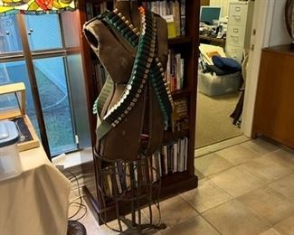 The dress form is stout.