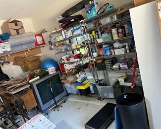 Right side of the garage