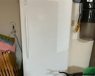 Upright Freezer in the garage