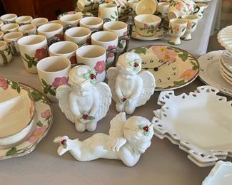 White Cherubs, note the Franciscan clock