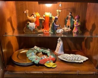 Looking at the nativity and other pieces